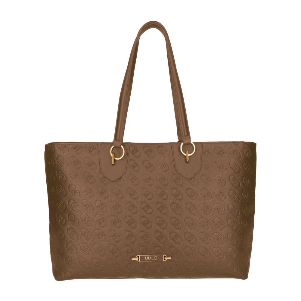 Liu Jo ECS M Tote Tas Beige Dames