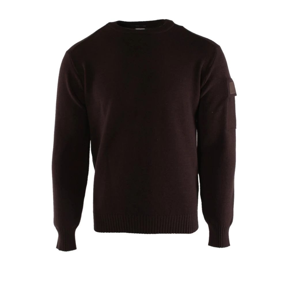 C.P. Company Bruine Wolmix Heren Trui Brown Heren