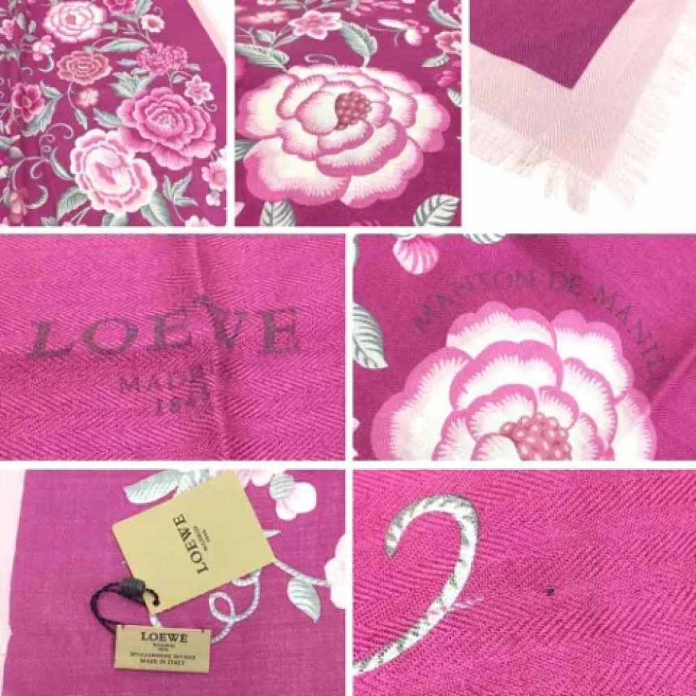 Loewe Pre-owned Silk scarves Multicolor Dames