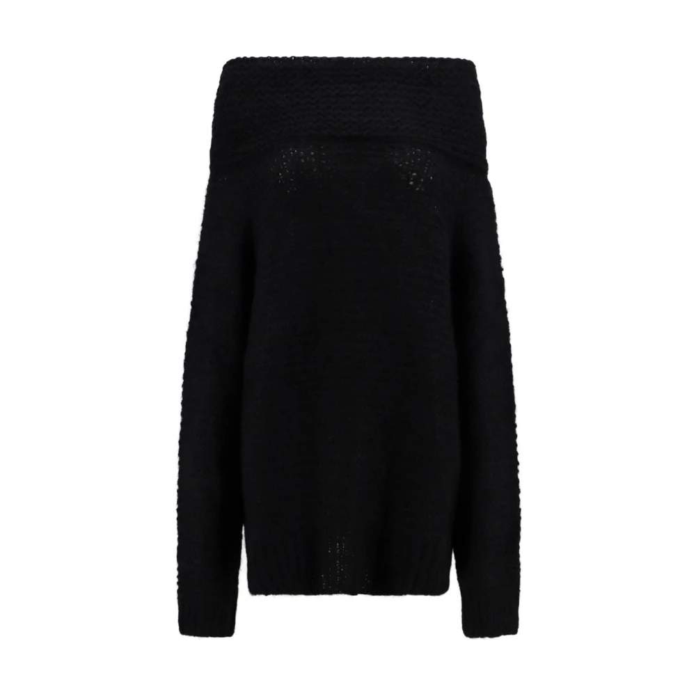 Mes Demoiselles Alpaca Blend Oversize Sweater Black Dames