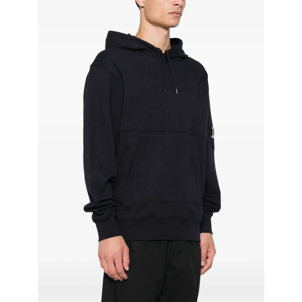 C.P. Company Blauwe Trui met Capuchon Carry Over Blue Heren