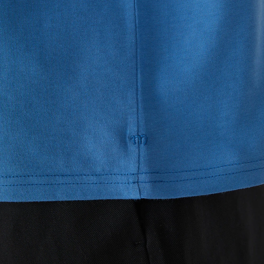 Meta Campania Collective Peter T-Shirt Hoogwaardig katoenen jersey weefsel Blue Heren