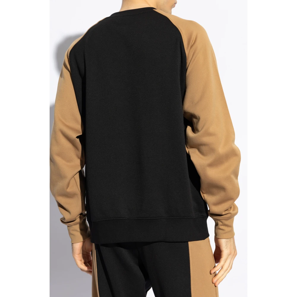 Moschino Sweatshirt met een patch Multicolor Heren