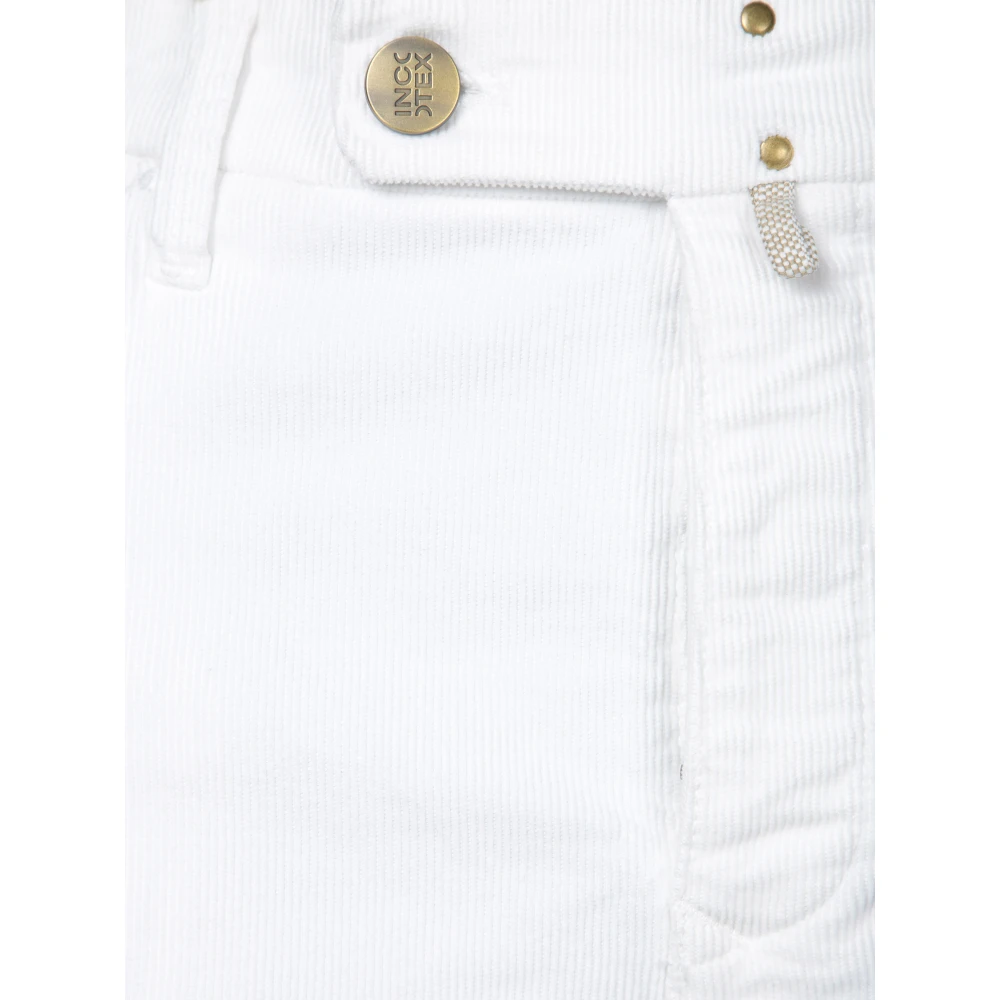 Incotex Witte Broek voor Mannen White Heren