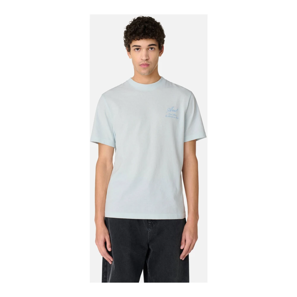 Axel Arigato Atelier T-Shirt Blue Heren