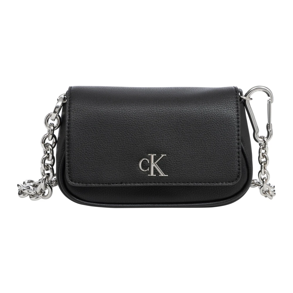 Calvin Klein Jeans Verstelbare Schoudertas met Kliksluiting Black Dames