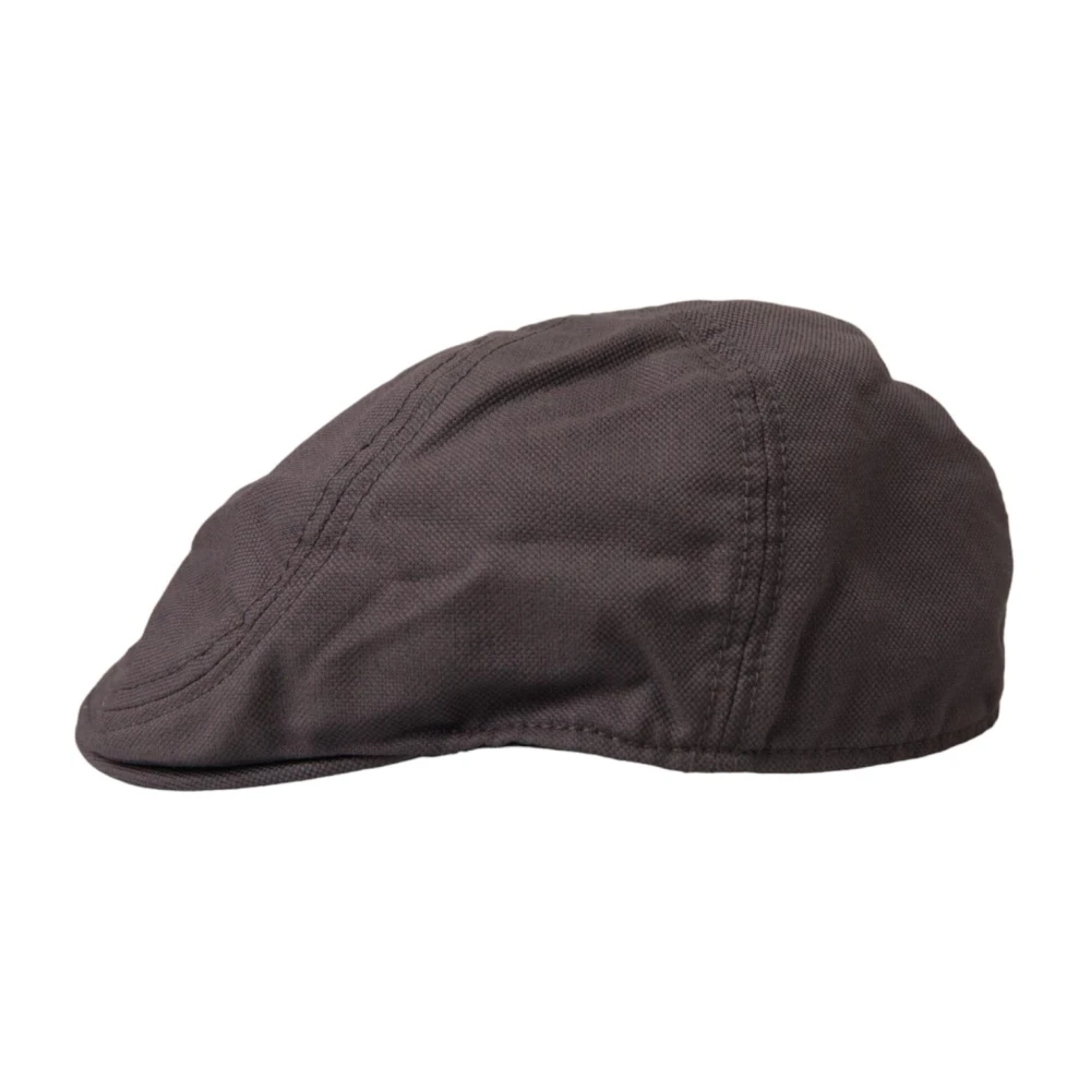 Dolce & Gabbana Bruine Nylon Newsboy Cap Brown Heren