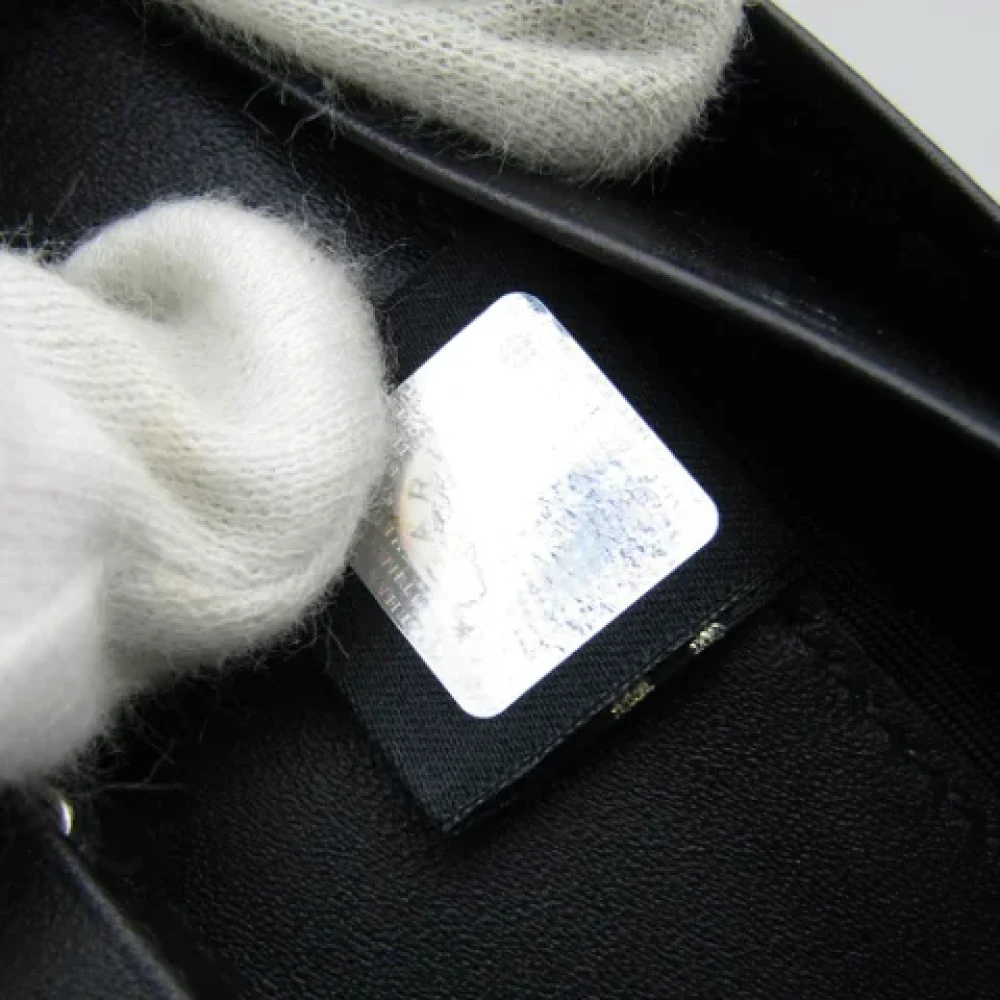 Bvlgari Vintage Pre-owned Canvas wallets Gray Dames