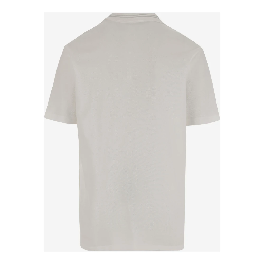 Versace Polo shirt met Medusa borduursel White Heren