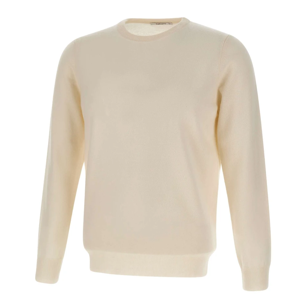 Kangra Vit Cashmere Tröja