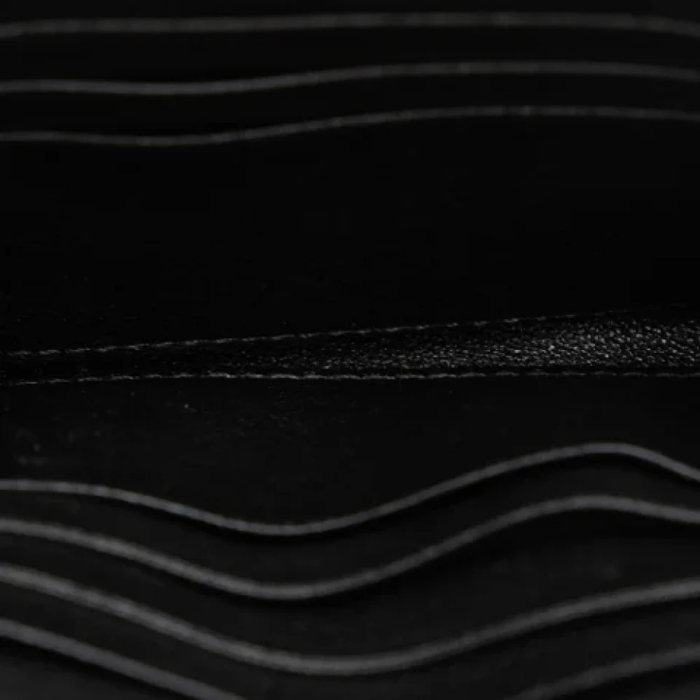 Gucci Vintage Pre-owned Leather wallets Black Dames