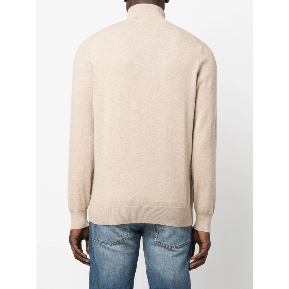 BRUNELLO CUCINELLI Luxe Truien Collectie Beige Heren