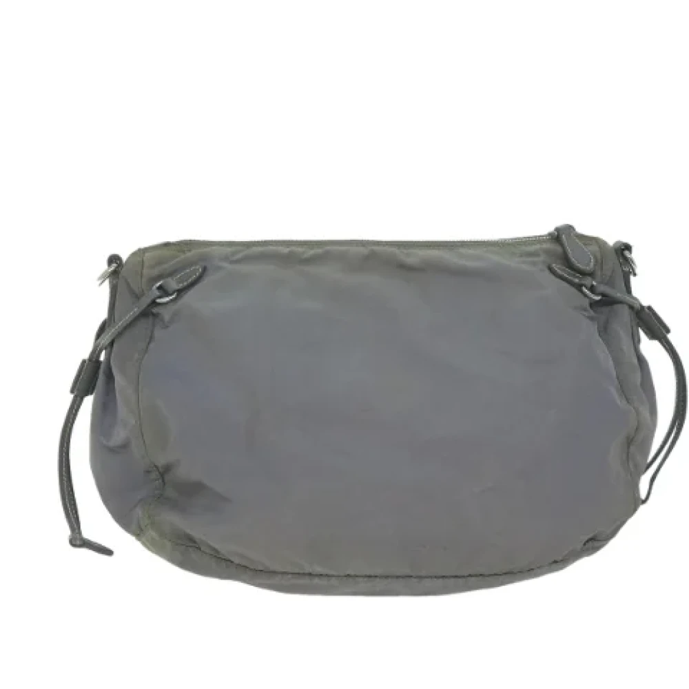 Prada Vintage Pre-owned Nylon prada-bags Gray Dames