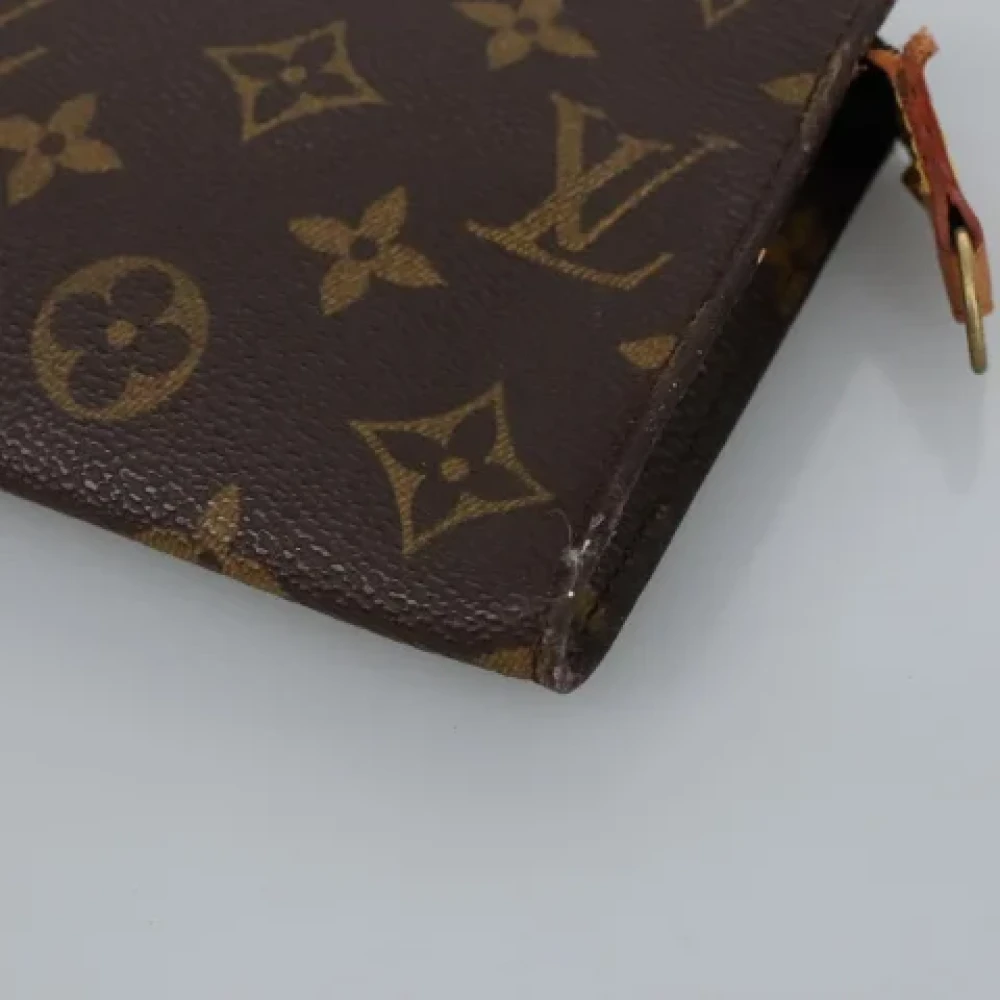 Louis Vuitton Vintage Pre-owned Canvas pouches Brown Dames