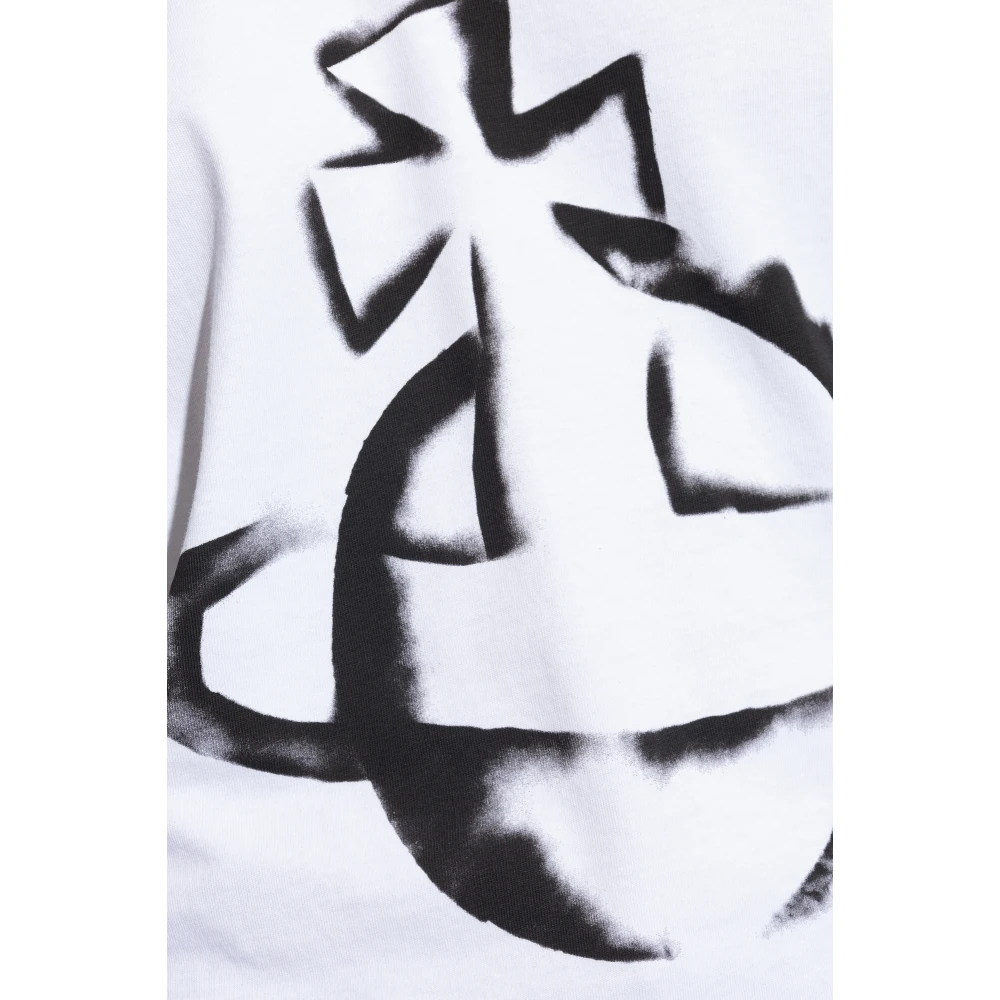 Vivienne Westwood T-shirt met logo White Dames