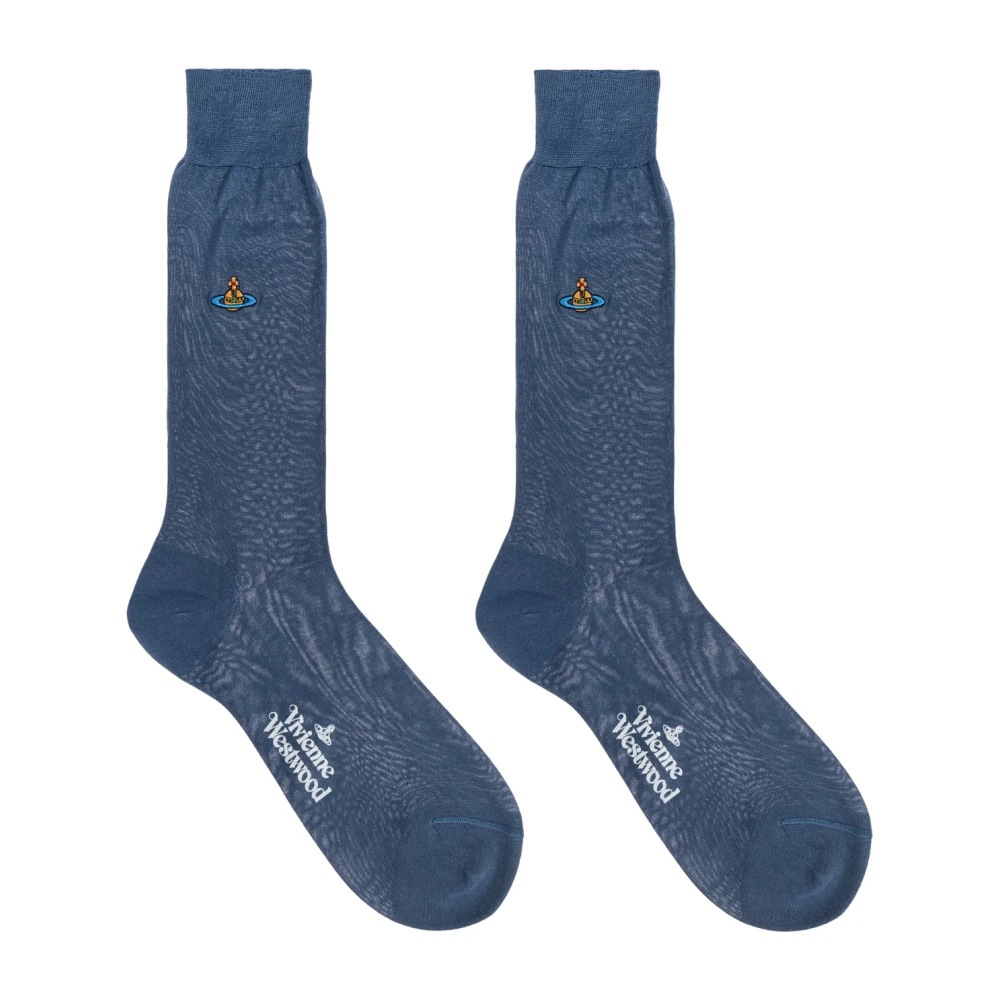 Vivienne Westwood Sokken met logo Blue Heren
