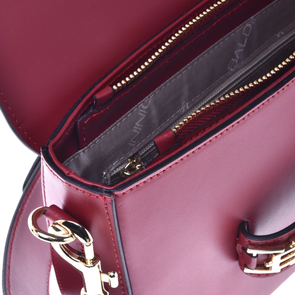 Baldinini Red leather shoulder bag Red Dames