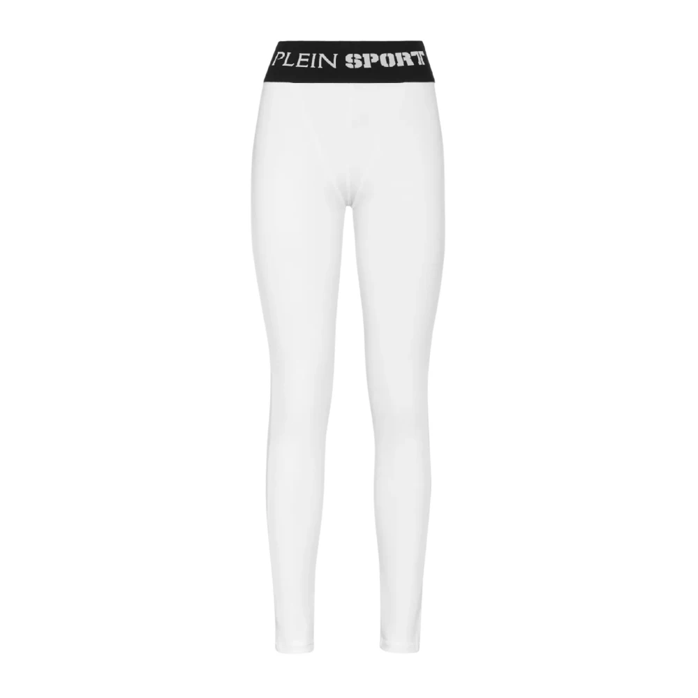 Plein Sport Witte Push-Up Leggings White Dames