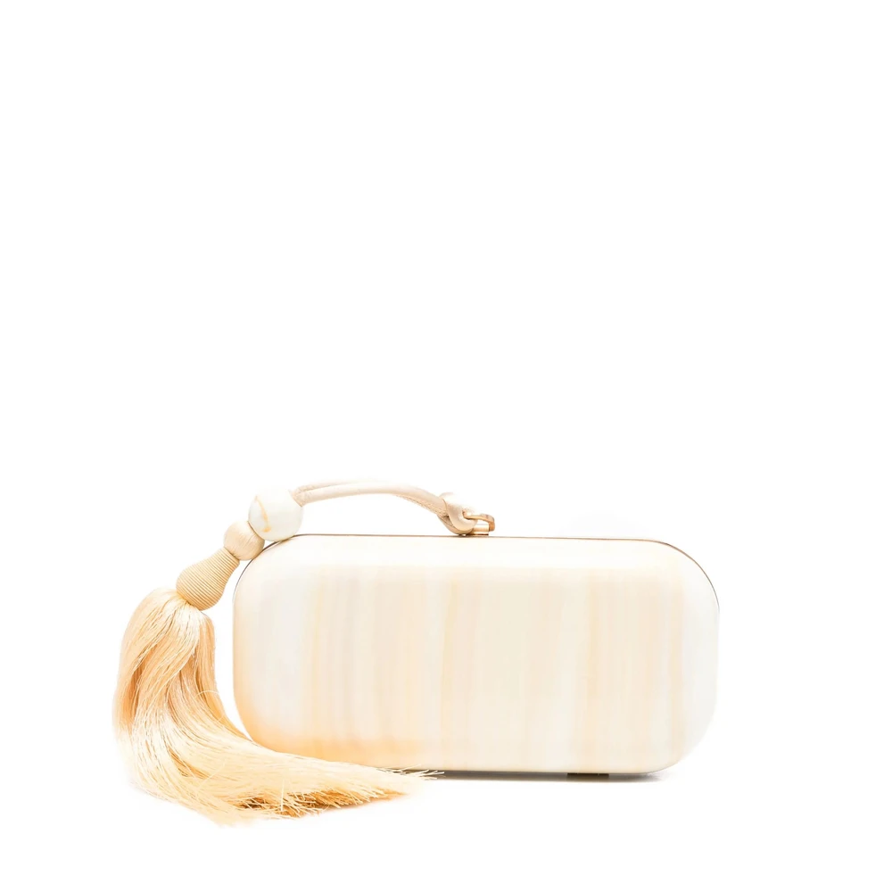 Marble Effect Tassel Detail Bag - Cult Gaia - Modalova