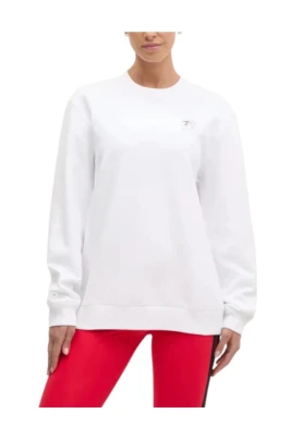 Hjärta Sweatshirt Vit Minimalistisk Design