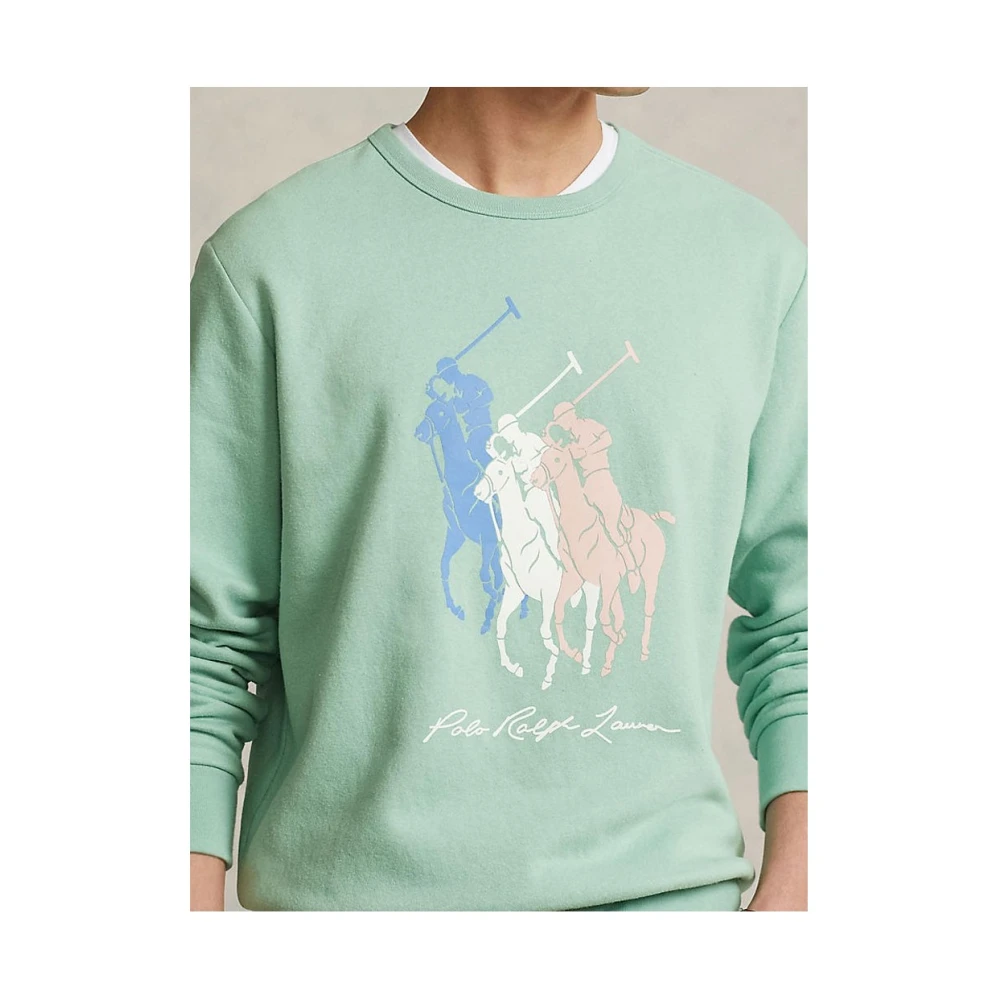 Ralph Lauren Stijlvol T-shirt voor Mannen Green Heren