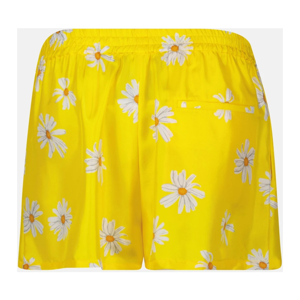 Moschino Madeliefjesprint Korte Jurk Yellow Dames