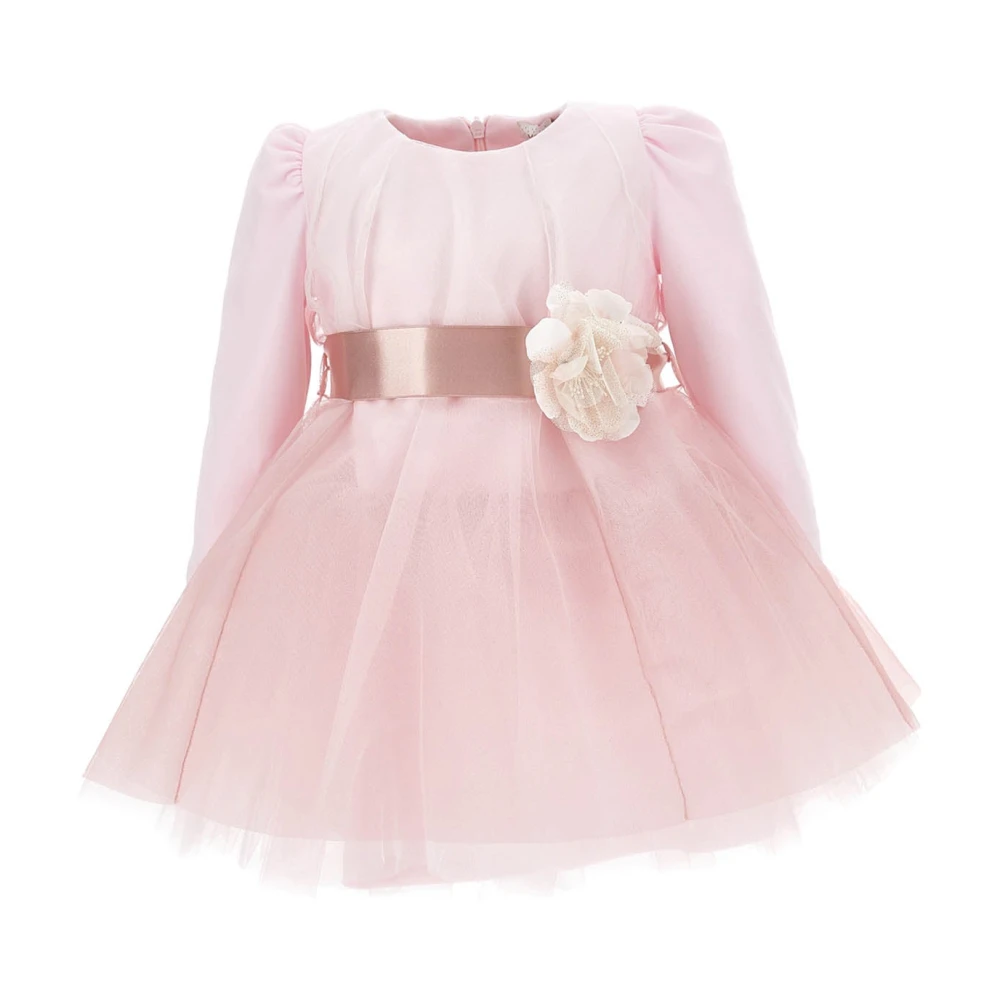 Monnalisa Boys Pink Dresses, 6 M, Tulle Dress