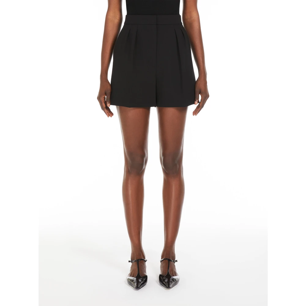 Max Mara Nero ZIC Stijlvolle Zwarte Jurk Black Dames