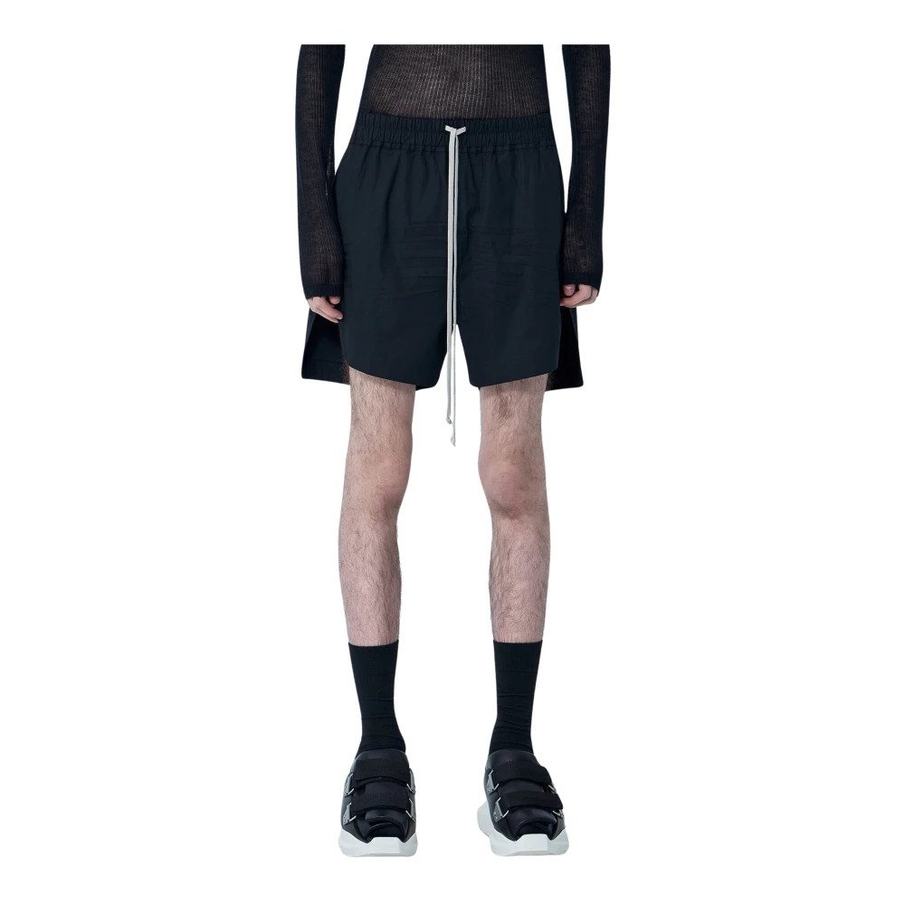 Rick Owens Black Drawstring Shorts - Male - Casual Shorts - M - Shorts