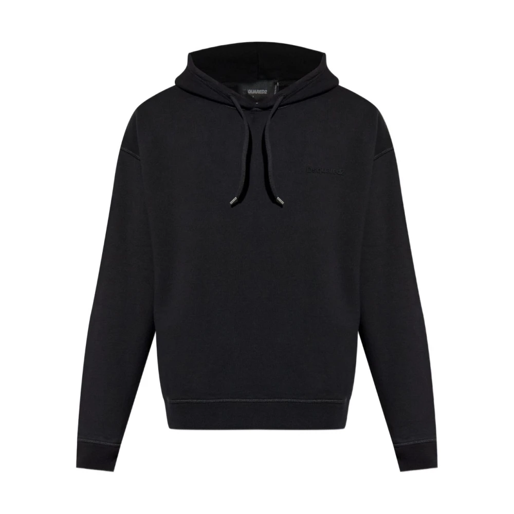Dsquared2 Men's Black Stylish Nero Sweatshirt Aw25 - Hoodies - Xl - Sweatshirts & Hoodies