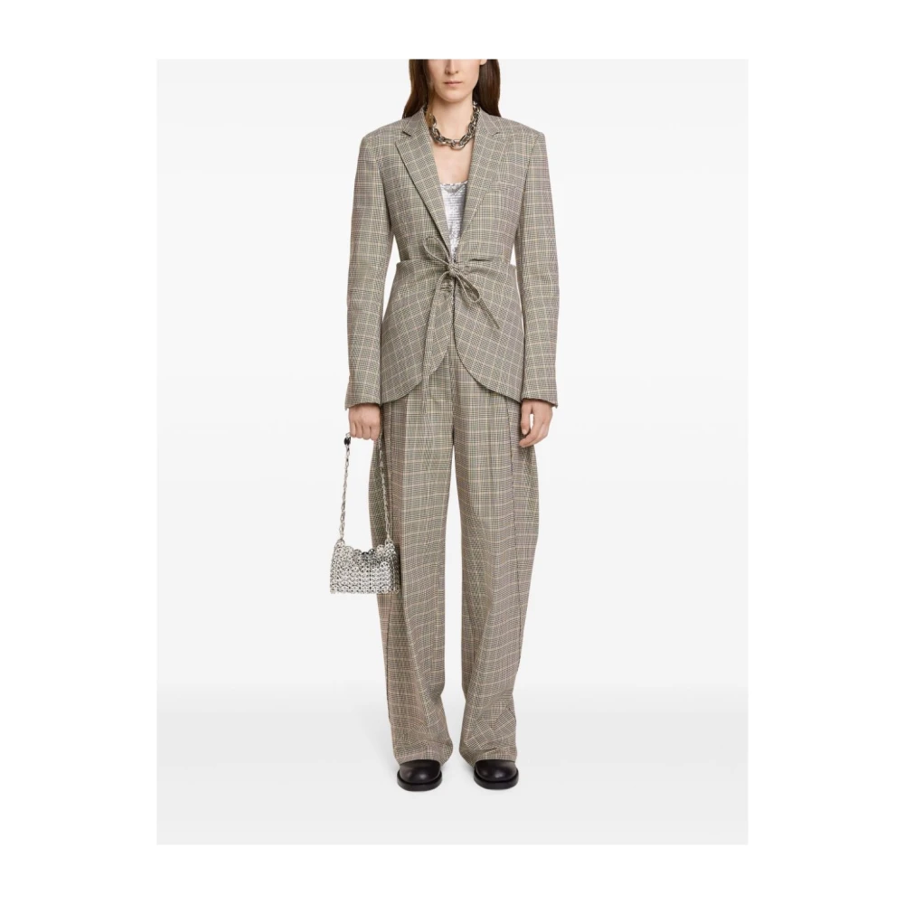 Paco Rabanne Stijlvolle Veste Jas voor Mannen Gray Dames
