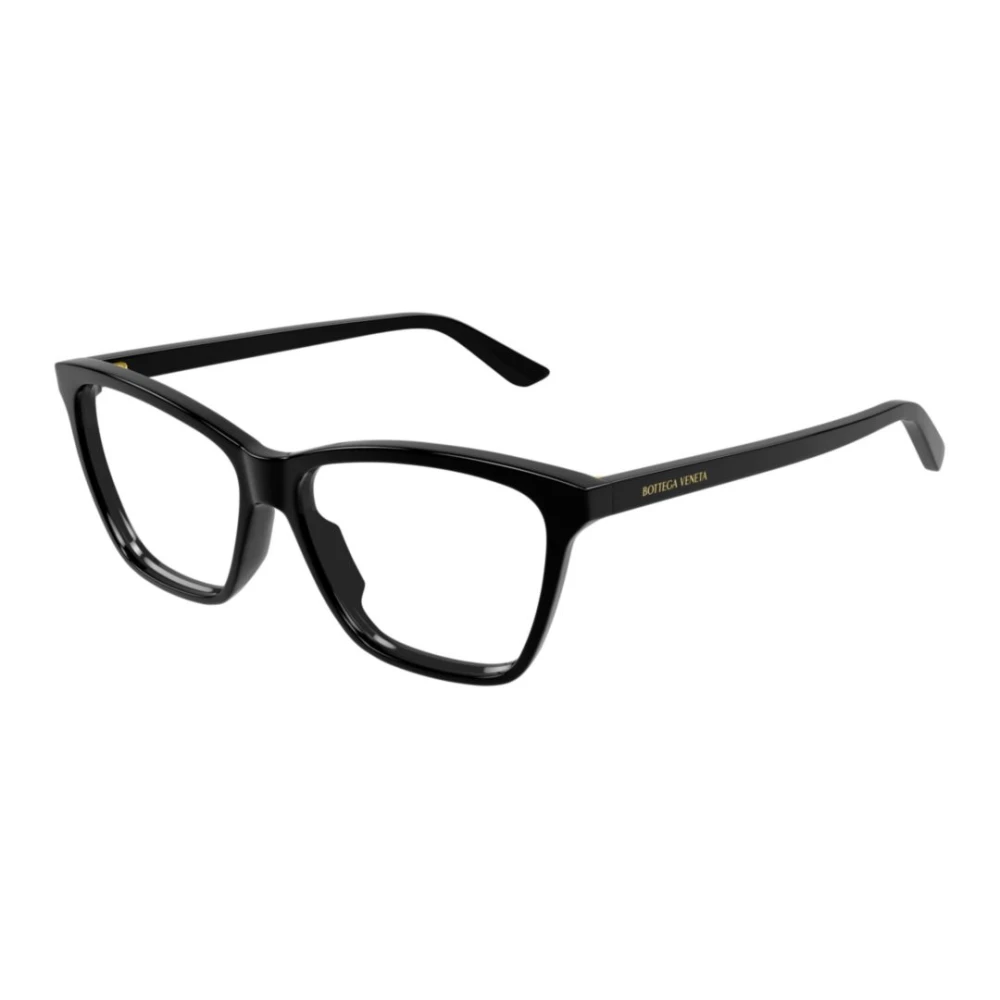 Bottega Veneta Unisex Black Glasses, 55 Mm, Butterfly Frame