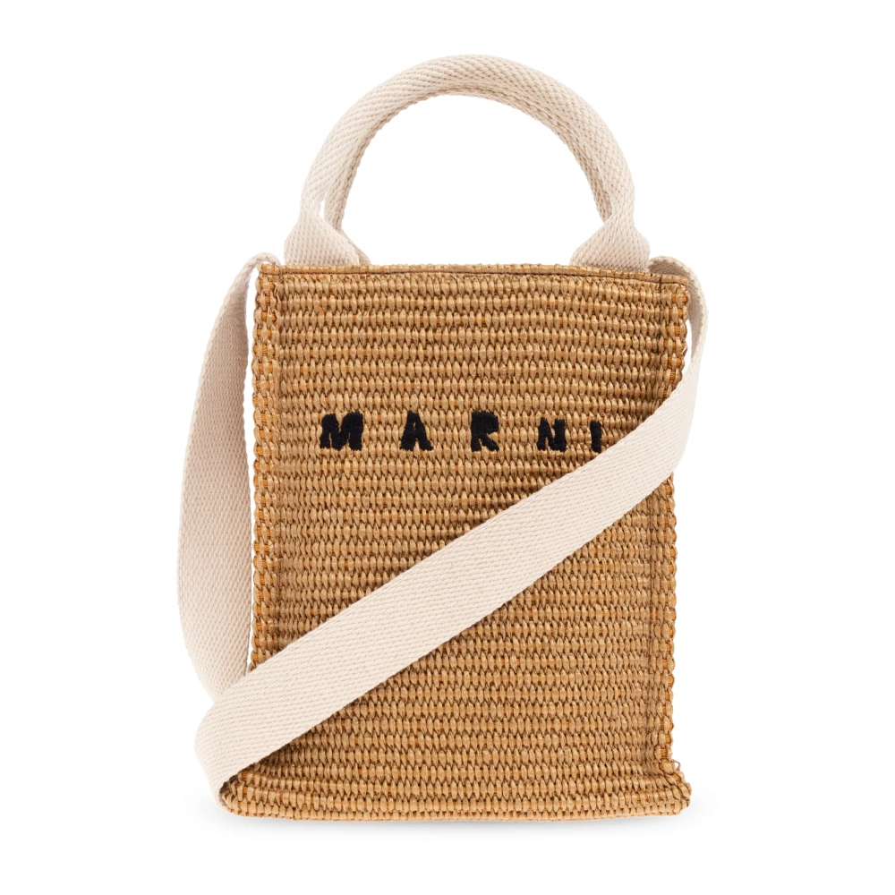 Marni - Bags > Handbags - Beige - Marni - Modalova
