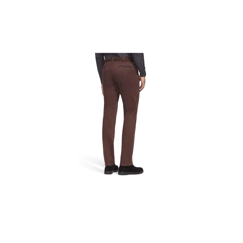 Meyer Zachte Stof Op Maat Gemaakte Broek Red Heren