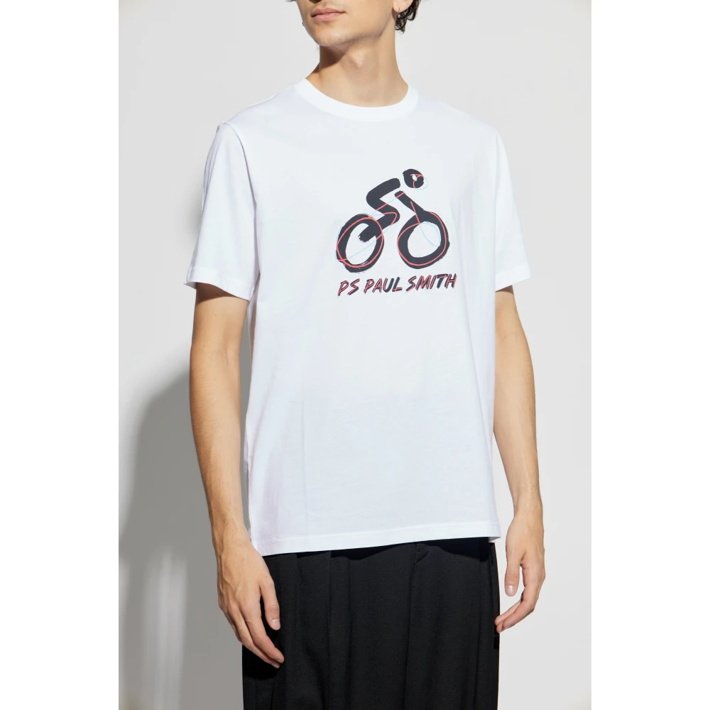 PS By Paul Smith T-shirt met print White Heren