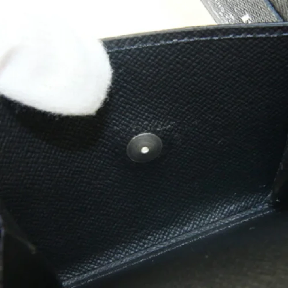 Louis Vuitton Vintage Pre-owned Fabric wallets Black Heren