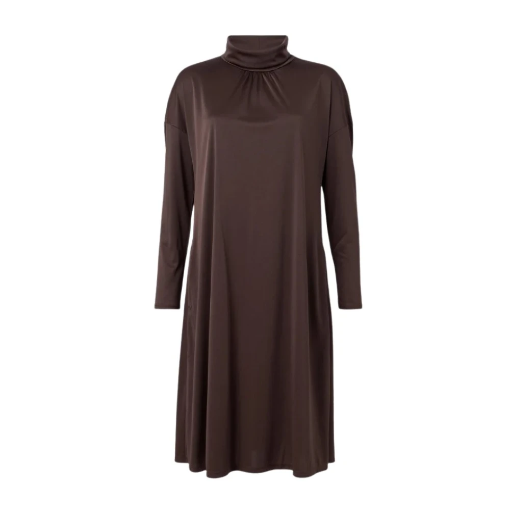 Max Mara Women's Brown Midi Day Dress - Midi Dresses - M - Dresses