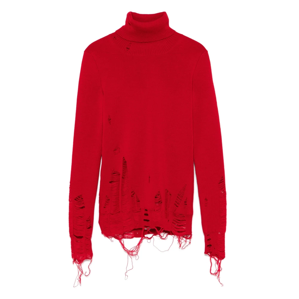 MM6 Maison Margiela Stijlvolle Pullover Red Dames