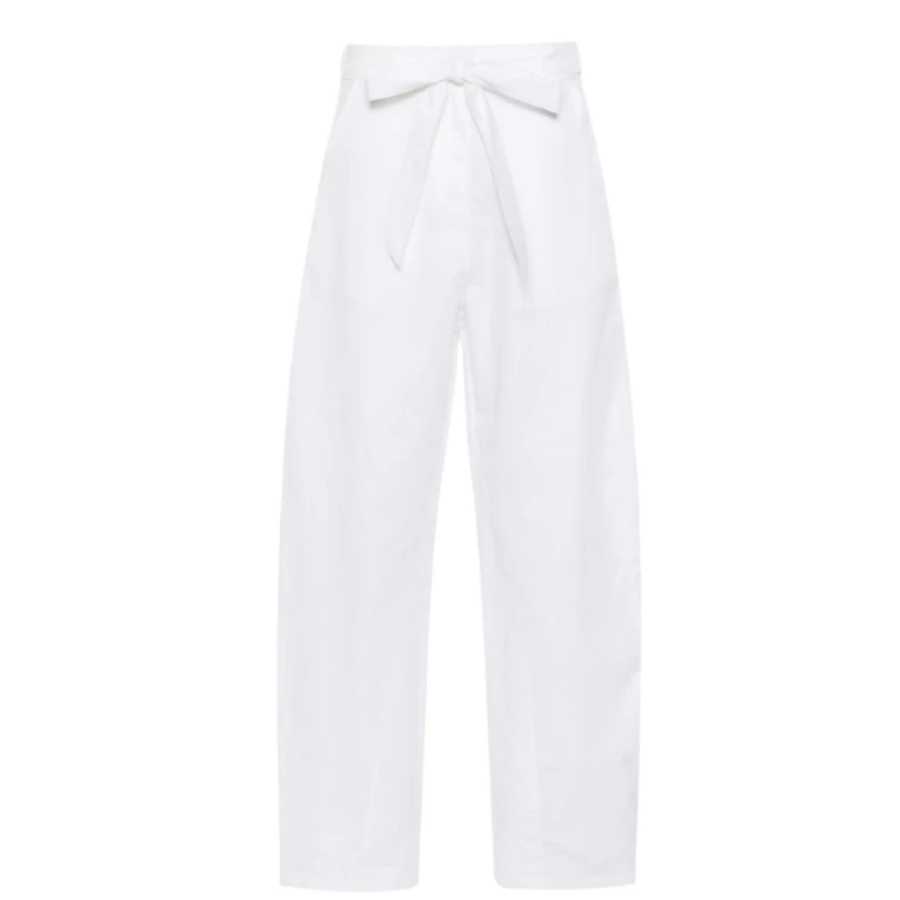 Pinko Wide Trousers White Dames