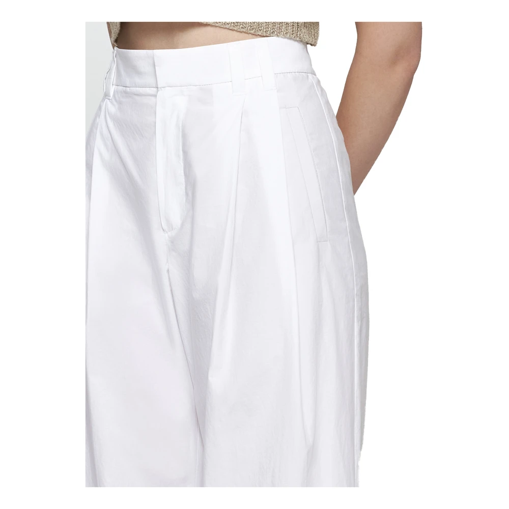 BRUNELLO CUCINELLI Natuurlijke Broek White Dames
