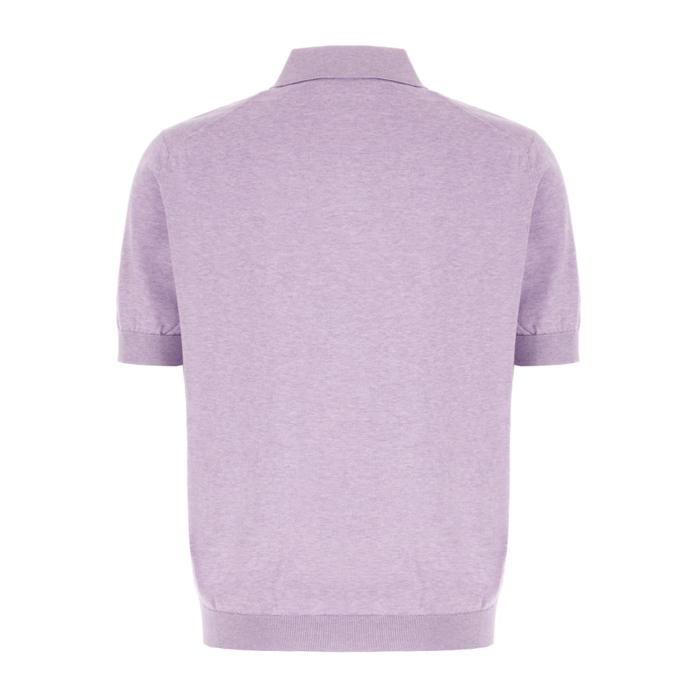 Lardini Klassiek Poloshirt in Diverse Kleuren Pink Heren