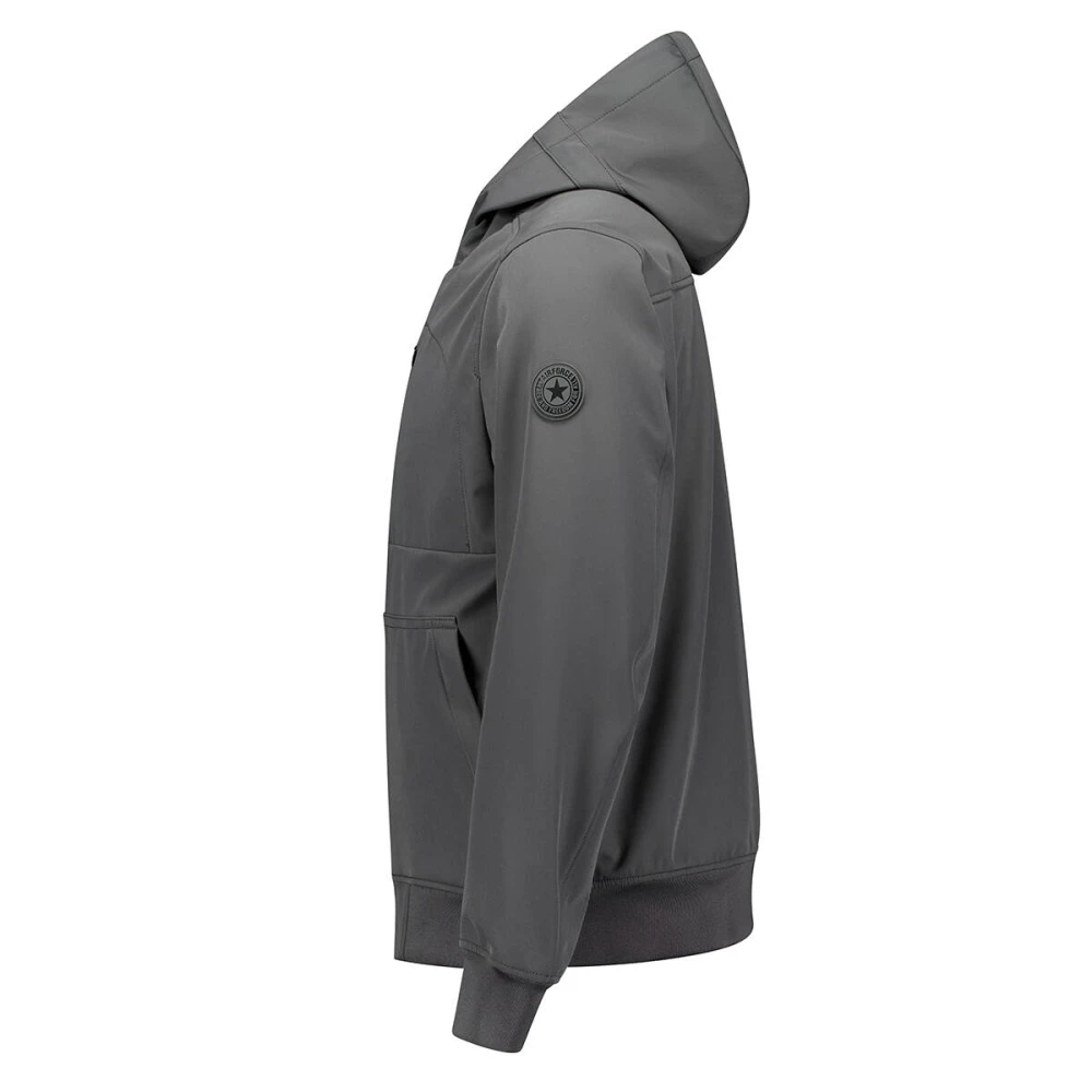 Airforce Capuchon Softshell Jas Gray Heren