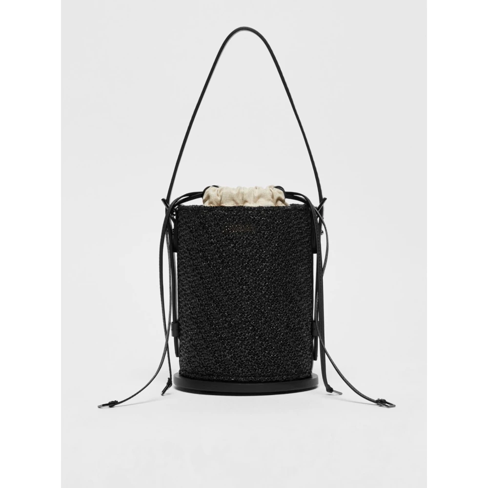 Max Mara Bucket Bags Black Dames