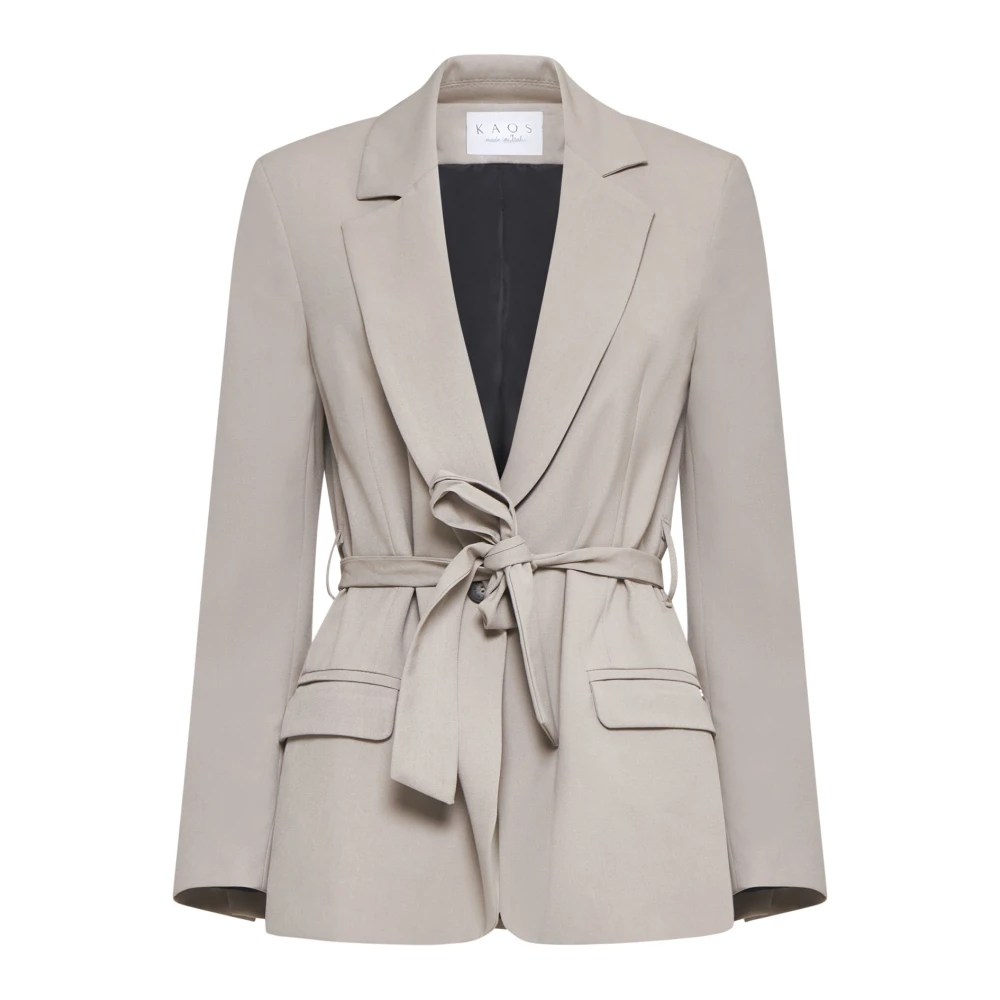 Kaos - Jackets > Blazers - Beige - Kaos - Modalova