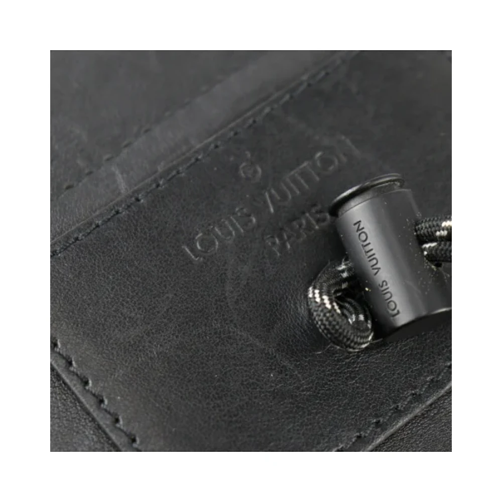 Louis Vuitton Vintage Pre-owned Cotton louis-vuitton-bags Black Heren