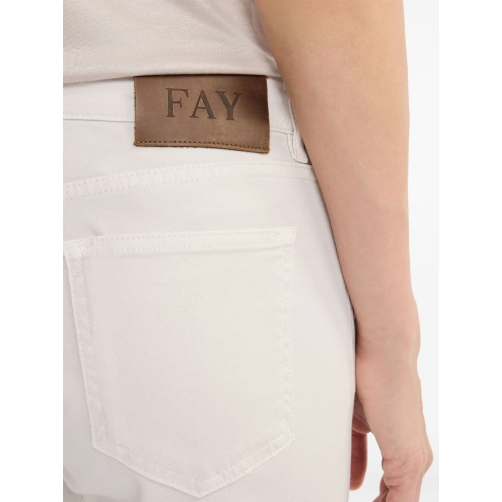 Fay Beige Broek met Klassiek Ontwerp Beige Dames