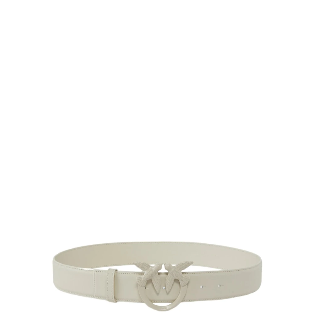 Pinko Love Berry Riem in Witte Zijde White Dames