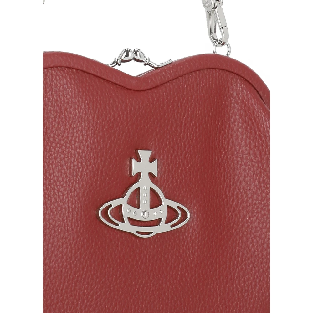 Vivienne Westwood Rode Synthetisch Leren Tas met Orb Logo Red Dames