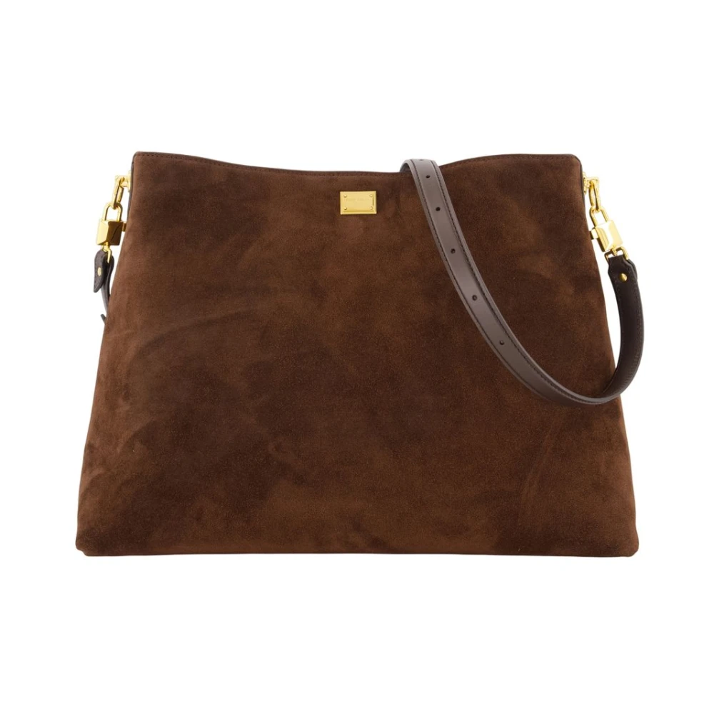 Dolce & Gabbana , Shoulder Bags, Female, Brown, One Size, Vittoria Shoulder Bag
