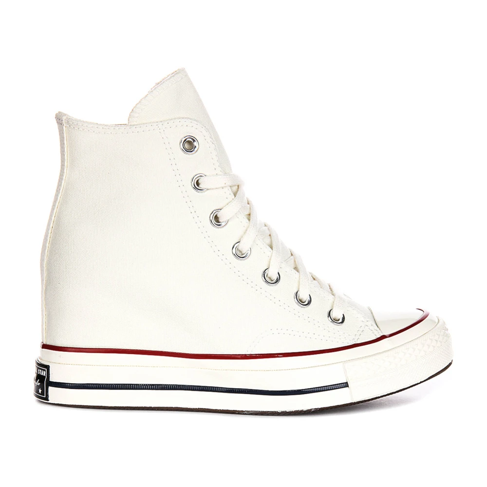 Converse Women's White Wedge Platform Shoes - Sneakers - 6 Uk - Shoes